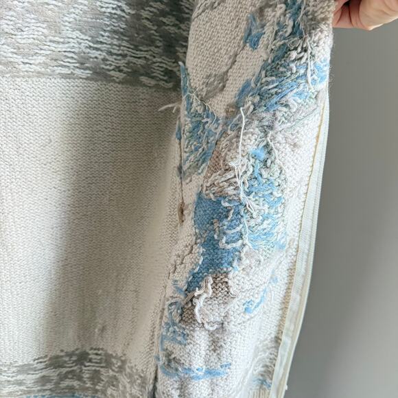 Eagle’s Eye Ski Scene Cardigan Sweater Winter Zip Front Women’s Small - Picture 6 of 13